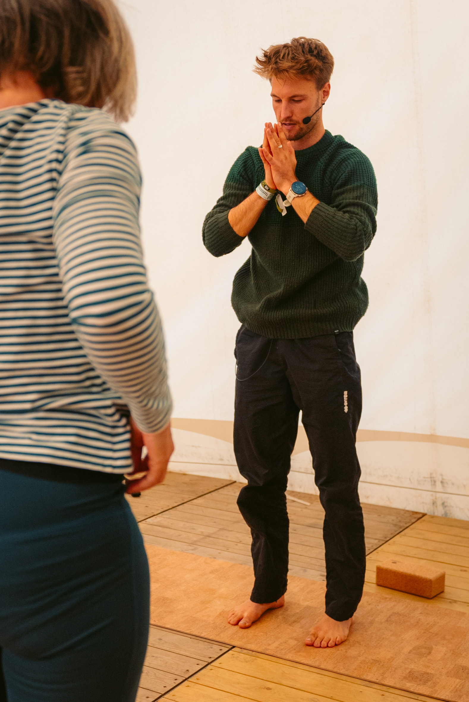 Rock Werchter Teacher Standing Prayer Hands