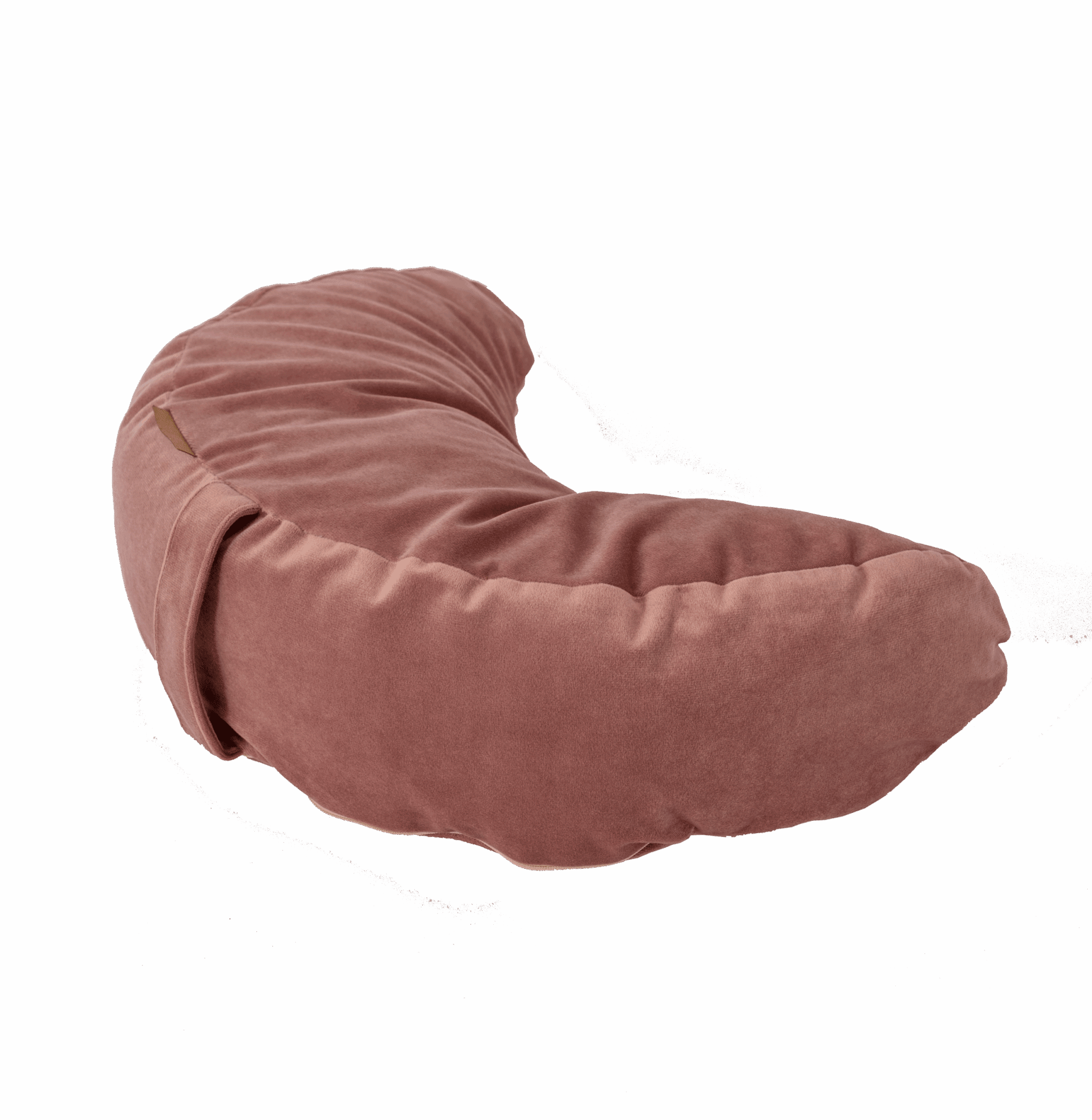 Pink Crescent Meditation Cushion PIERRE