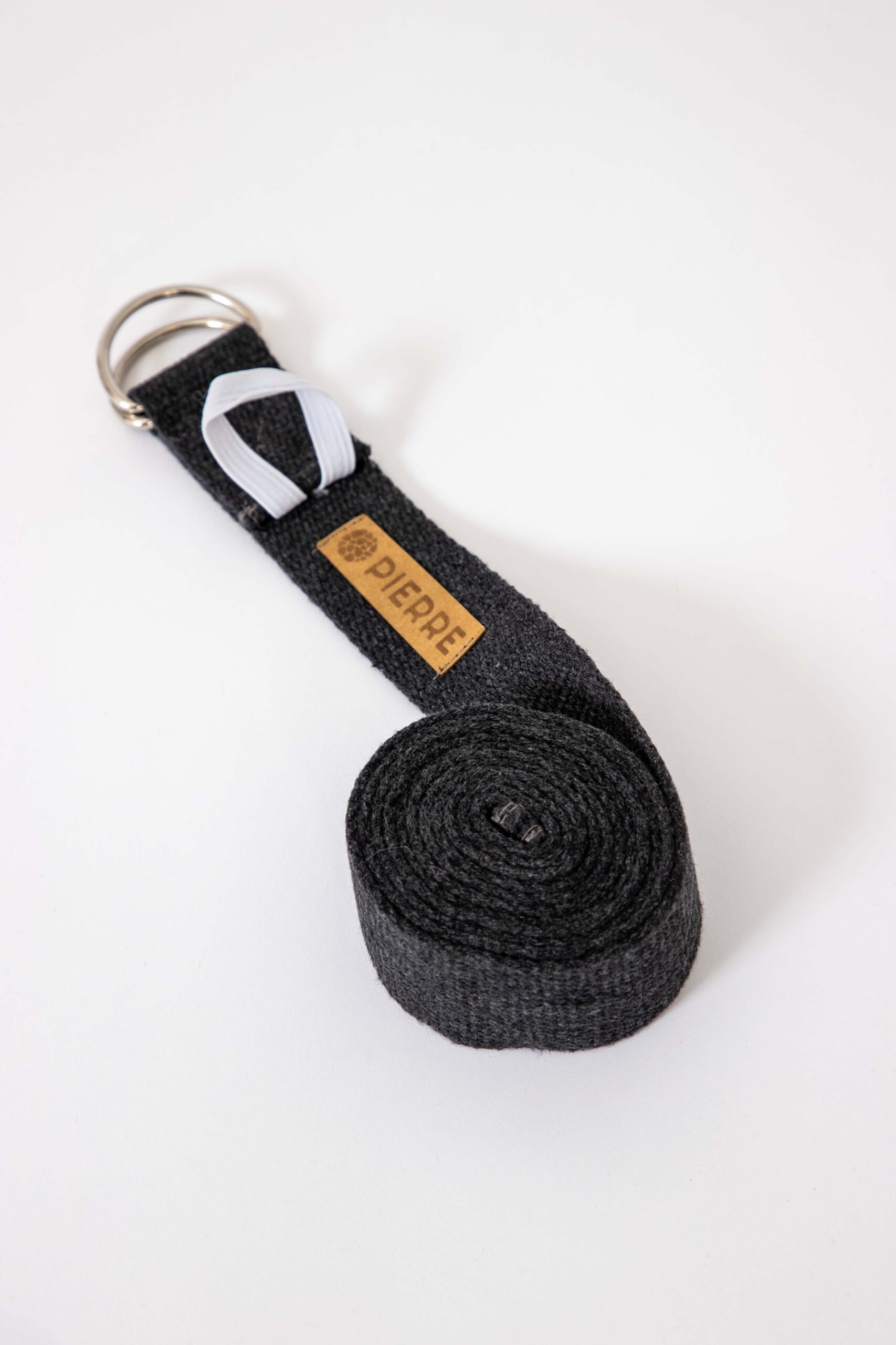 PIERRE Recycled Black Yoga Strap