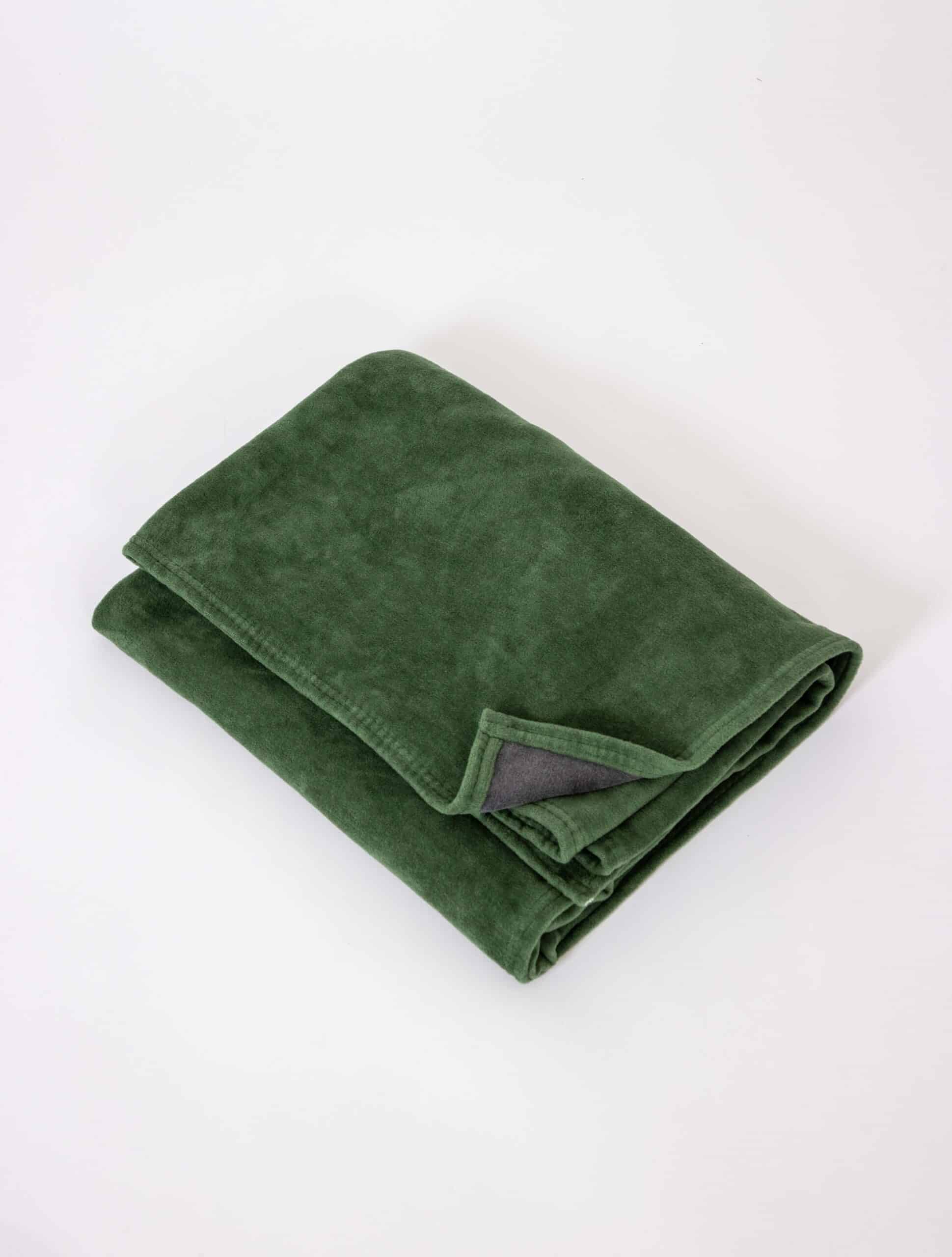 Folded Green PIERRE Yoga Towel