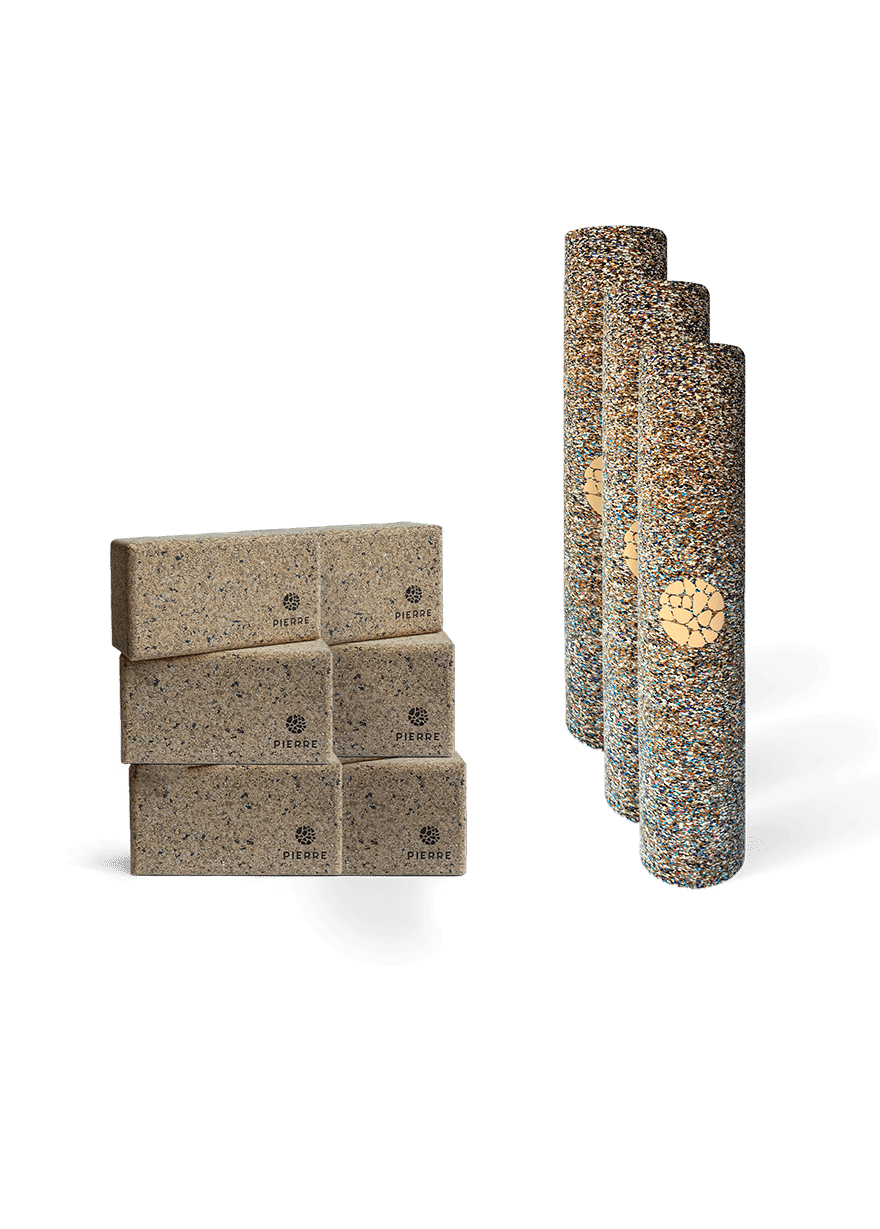 PIERRE Recycled Yoga Equipment Set