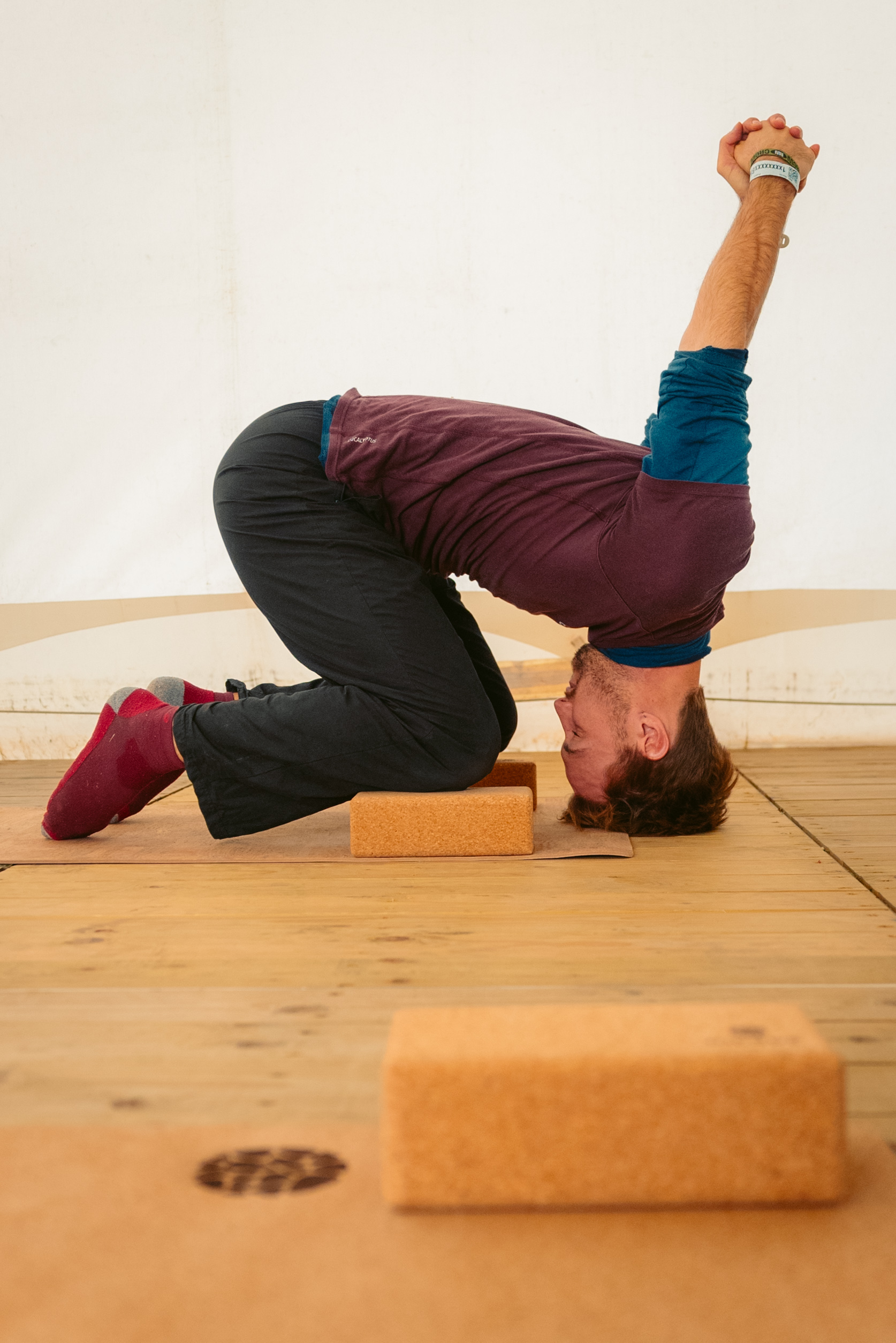 Rock Werchter Supported Shoulder Pose Block