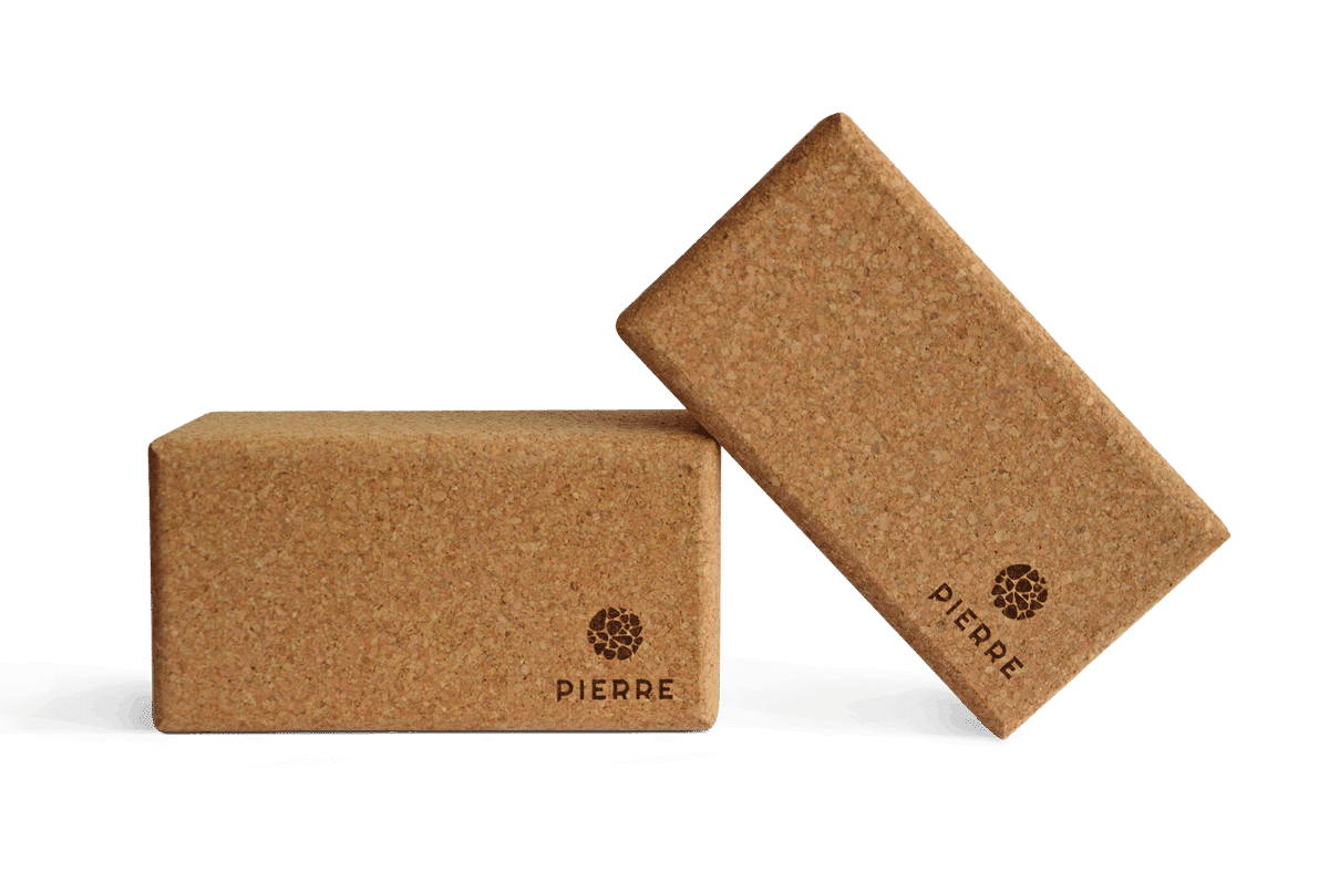 PIERRE Sustainable Cork Yoga Blocks