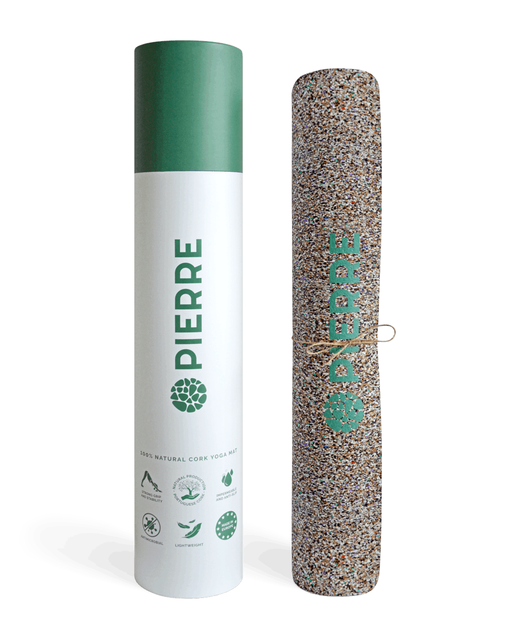 PIERRE Recycled Cork Yoga Mat