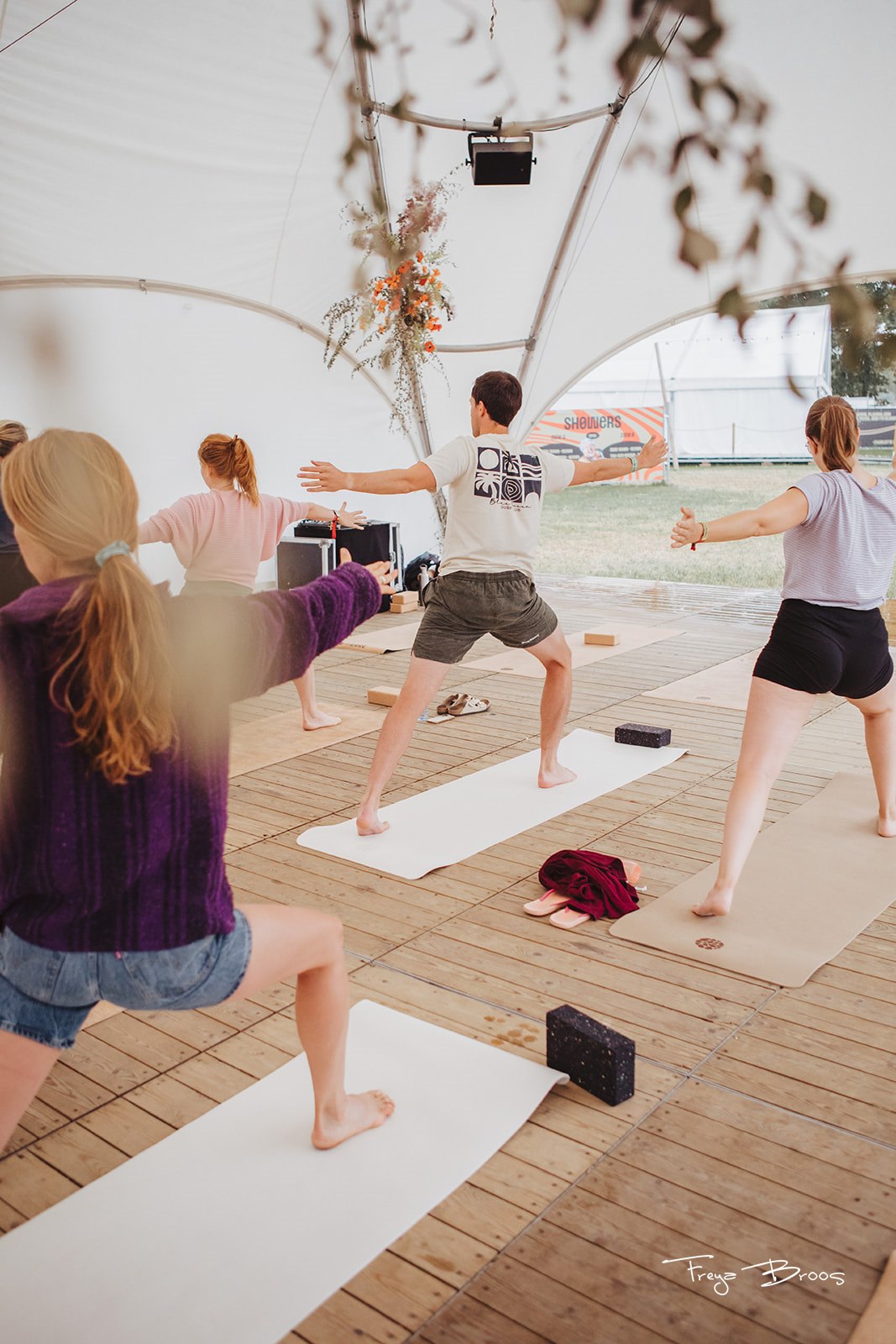 Festival Dome Class Standing Stretch