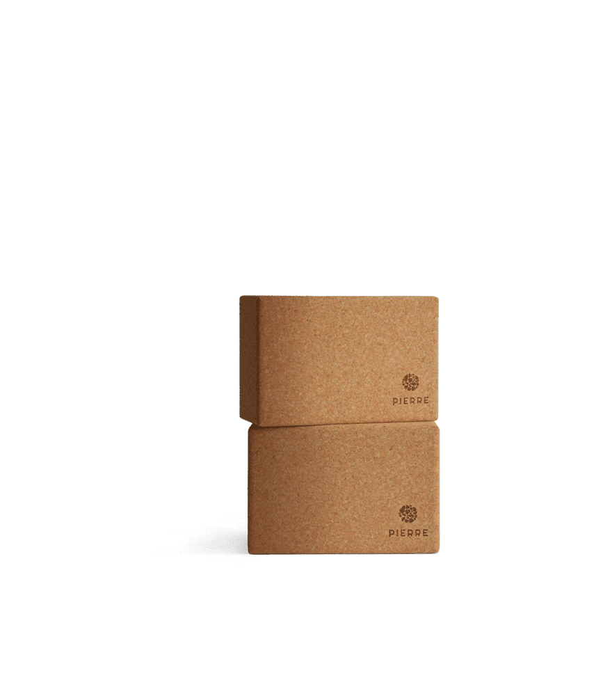 PIERRE Sustainable Cork Yoga Blocks