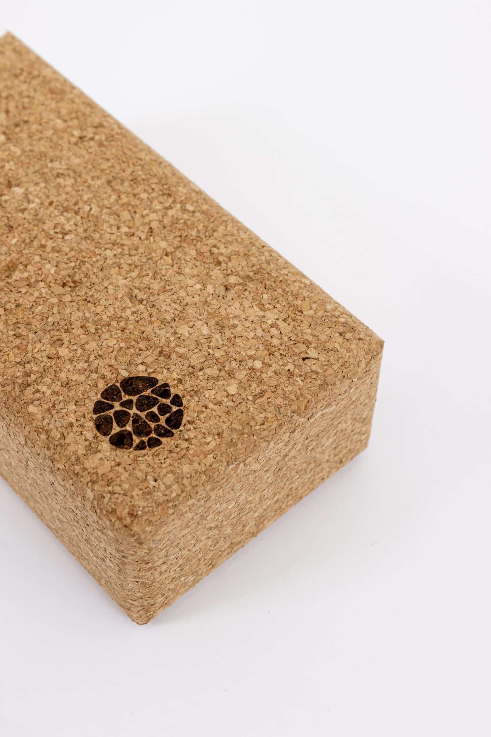 PIERRE Branded Cork Yoga Block