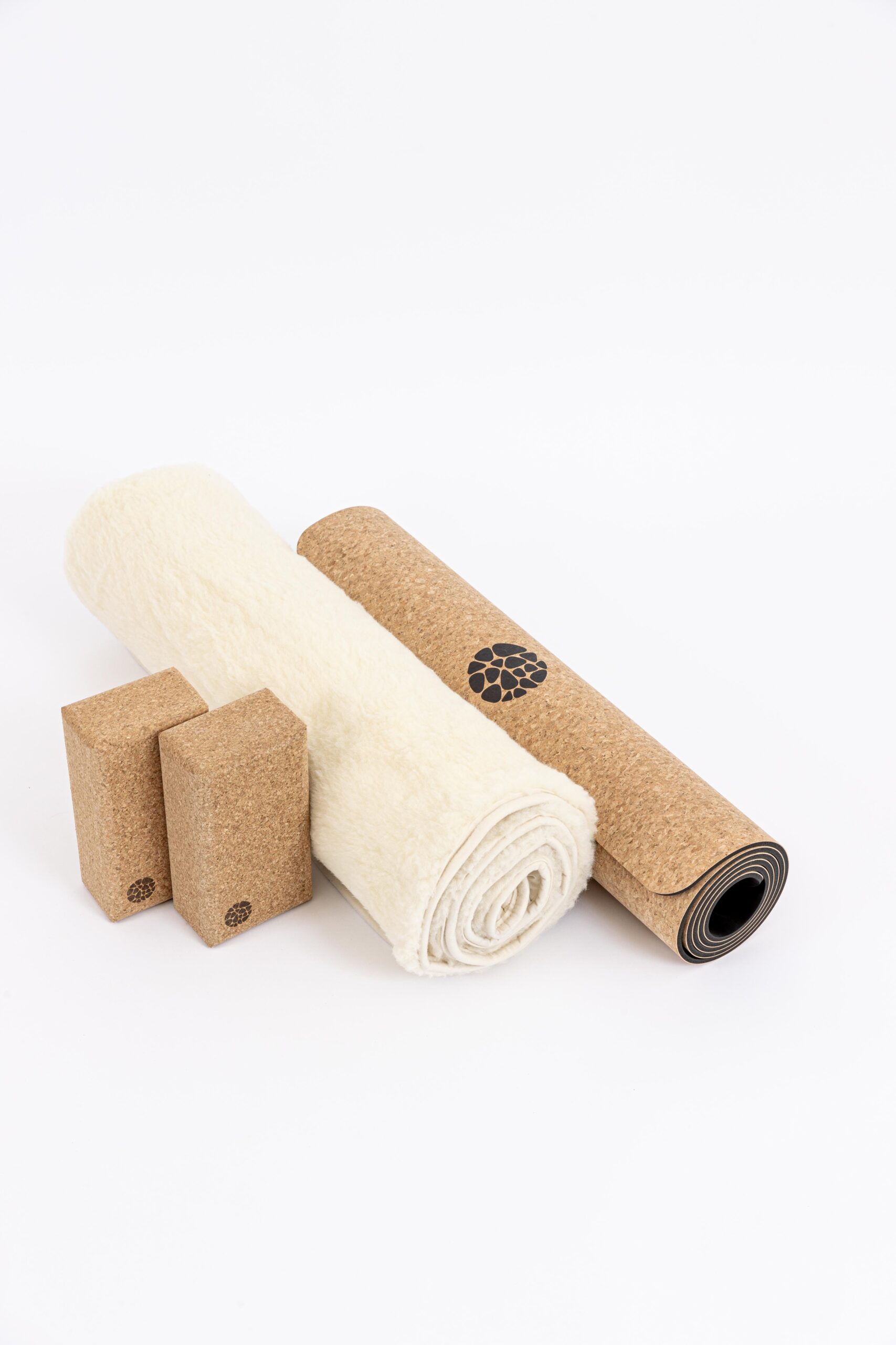 PIERRE Wool and Cork Yoga Set