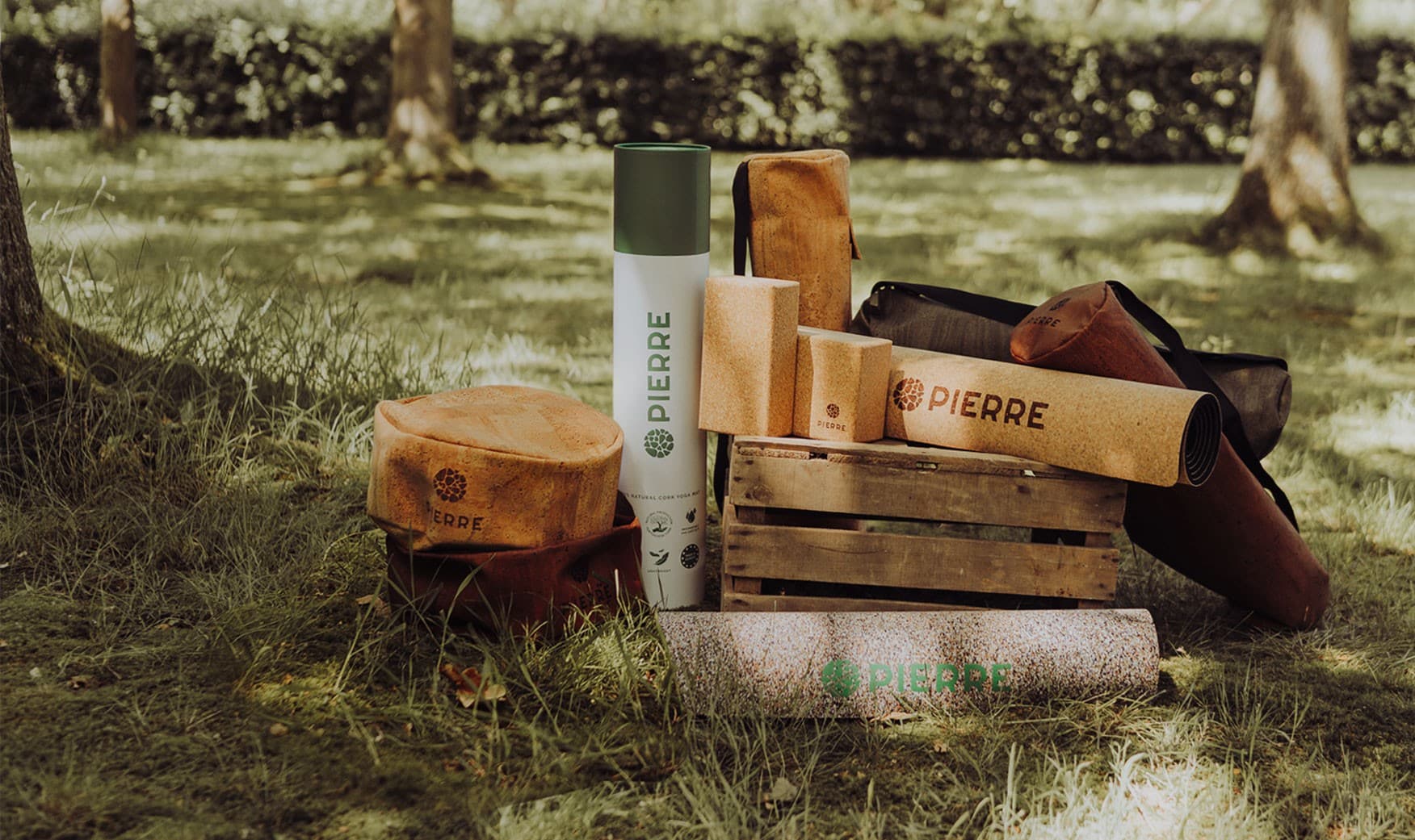 PIERRE Sustainable Cork Yoga Collection