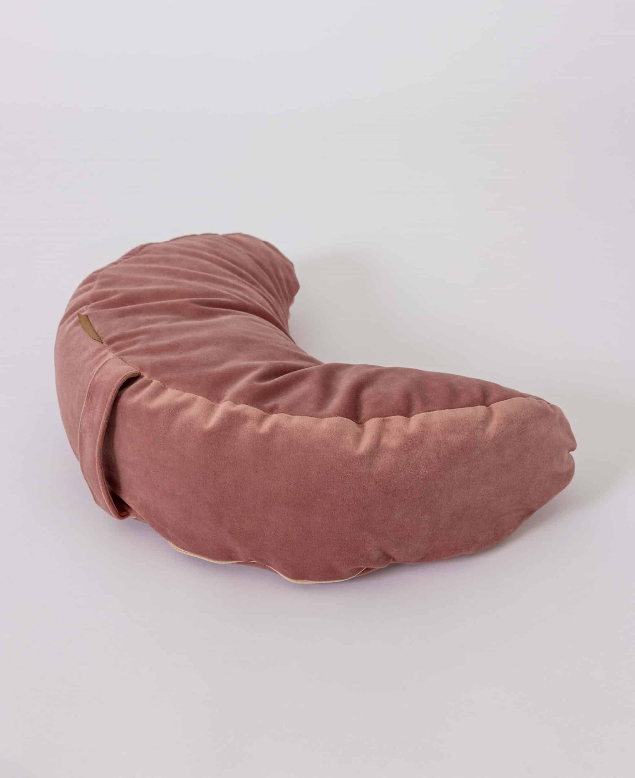 Pink PIERRE Crescent Meditation Cushion