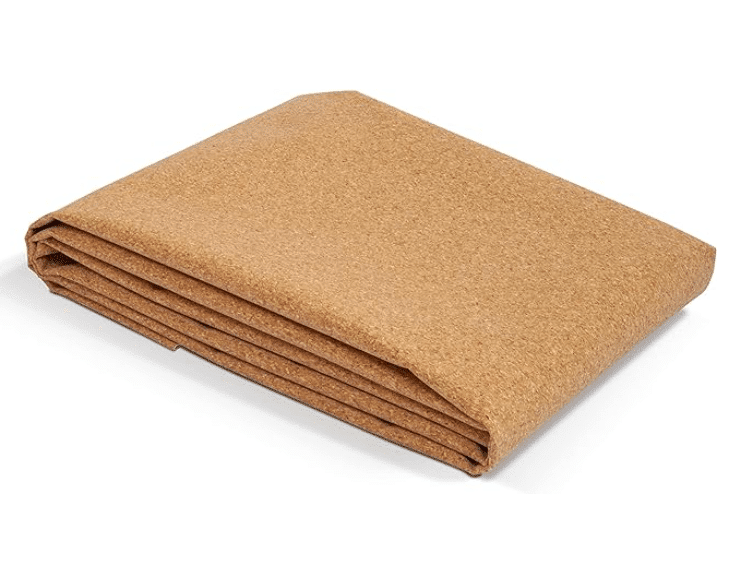 Folded Natural Cork Fabric Sheet PIERRE