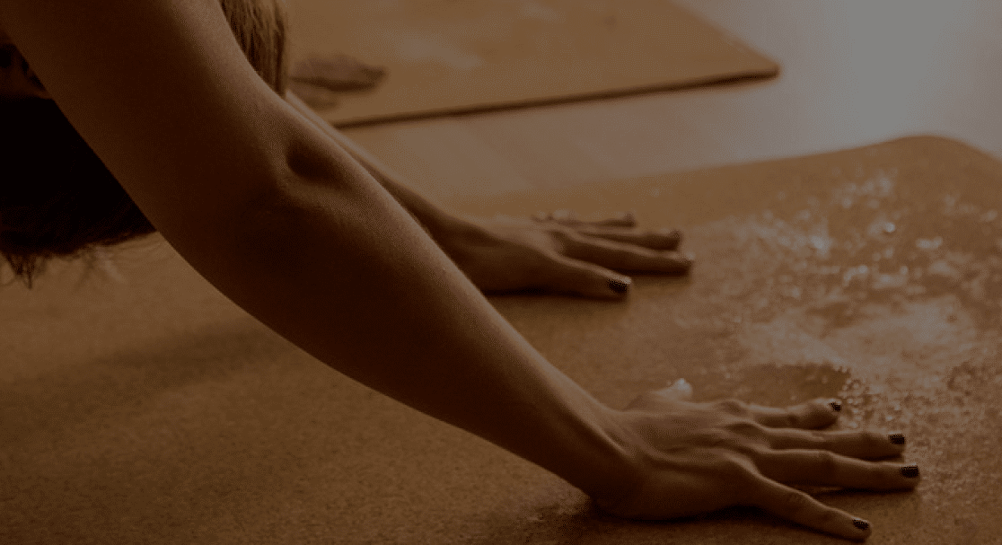 Yoga Practice On Cork Yoga Mat