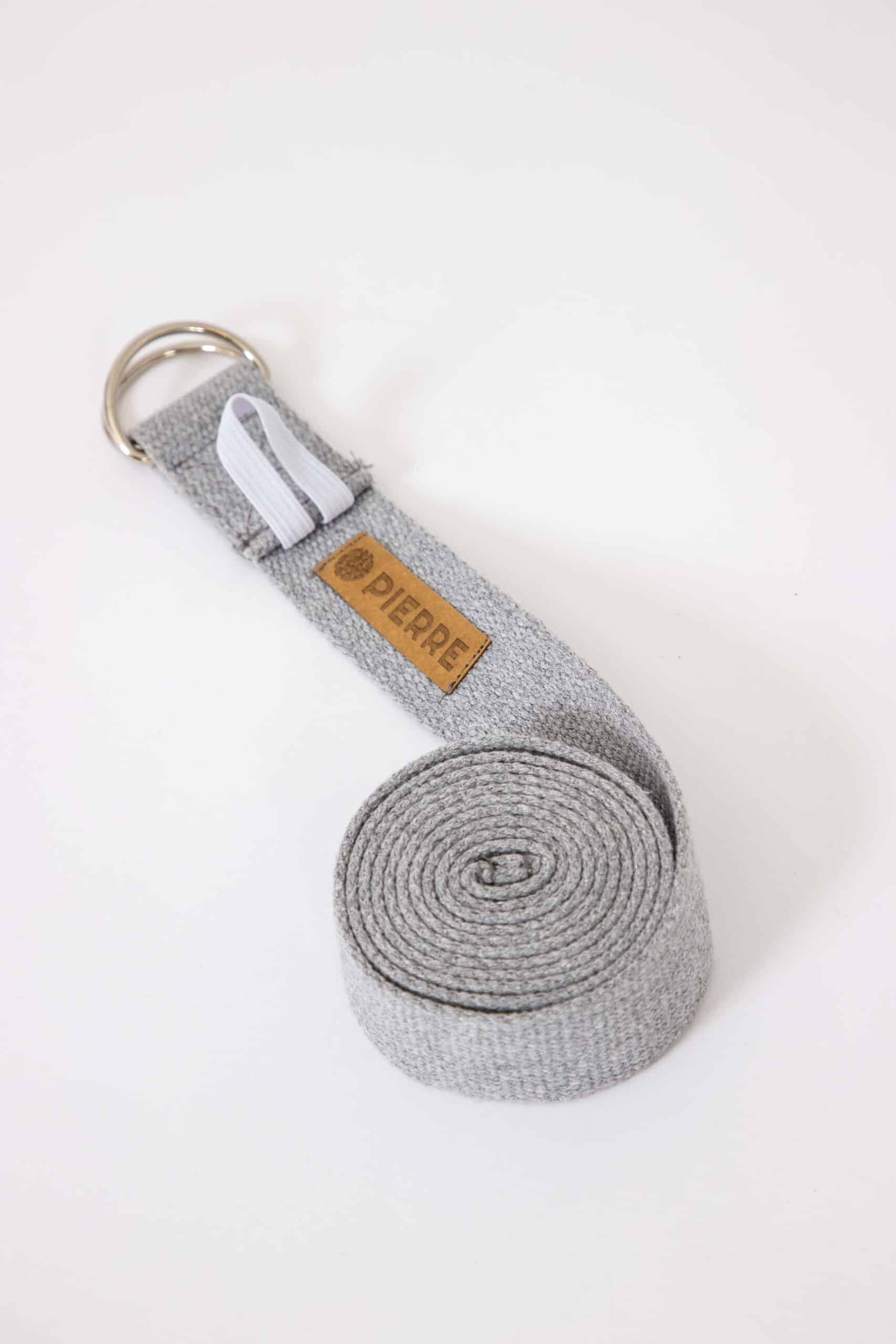 Gray PIERRE Yoga Strap