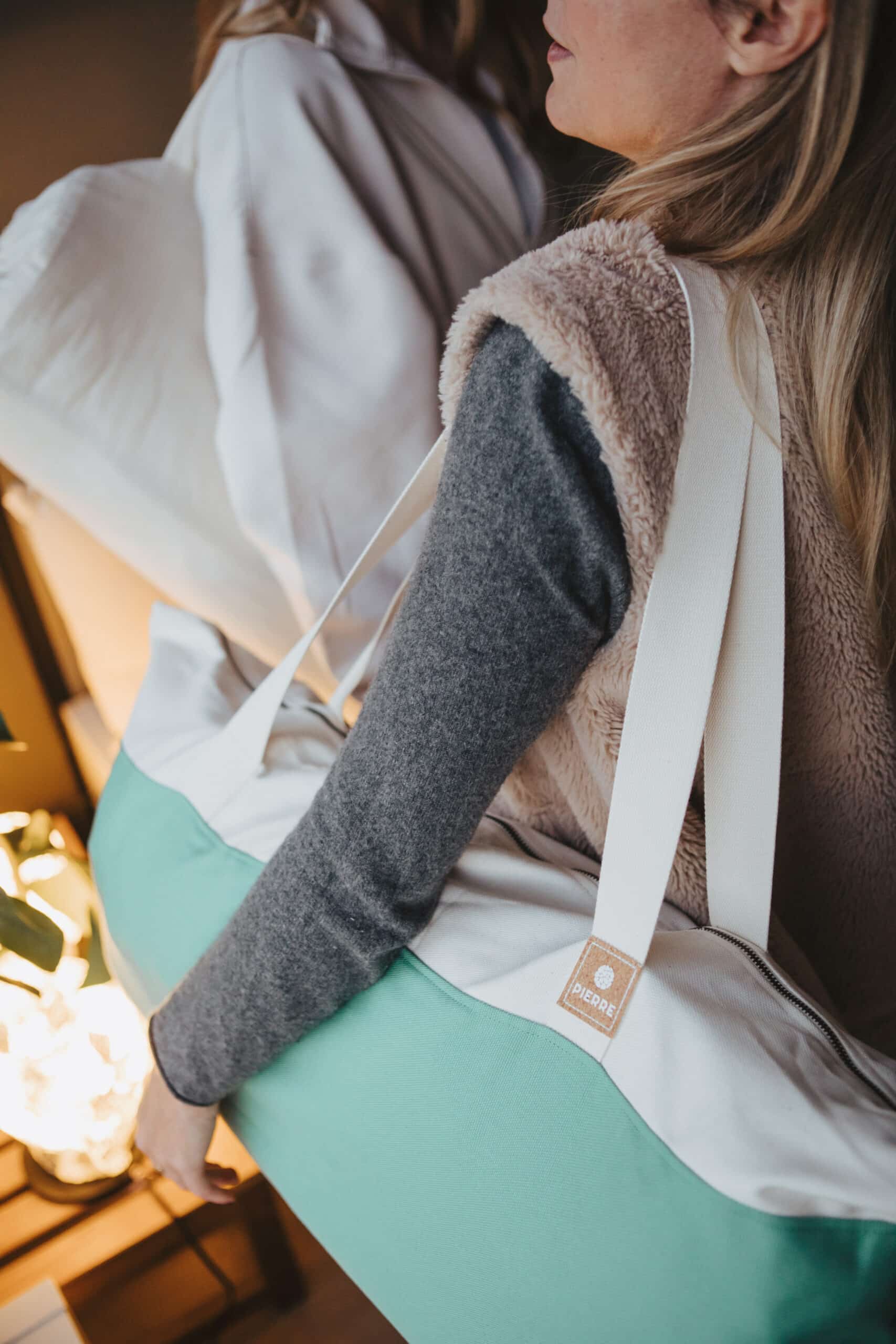 Woman Carrying PIERRE Yoga Bag