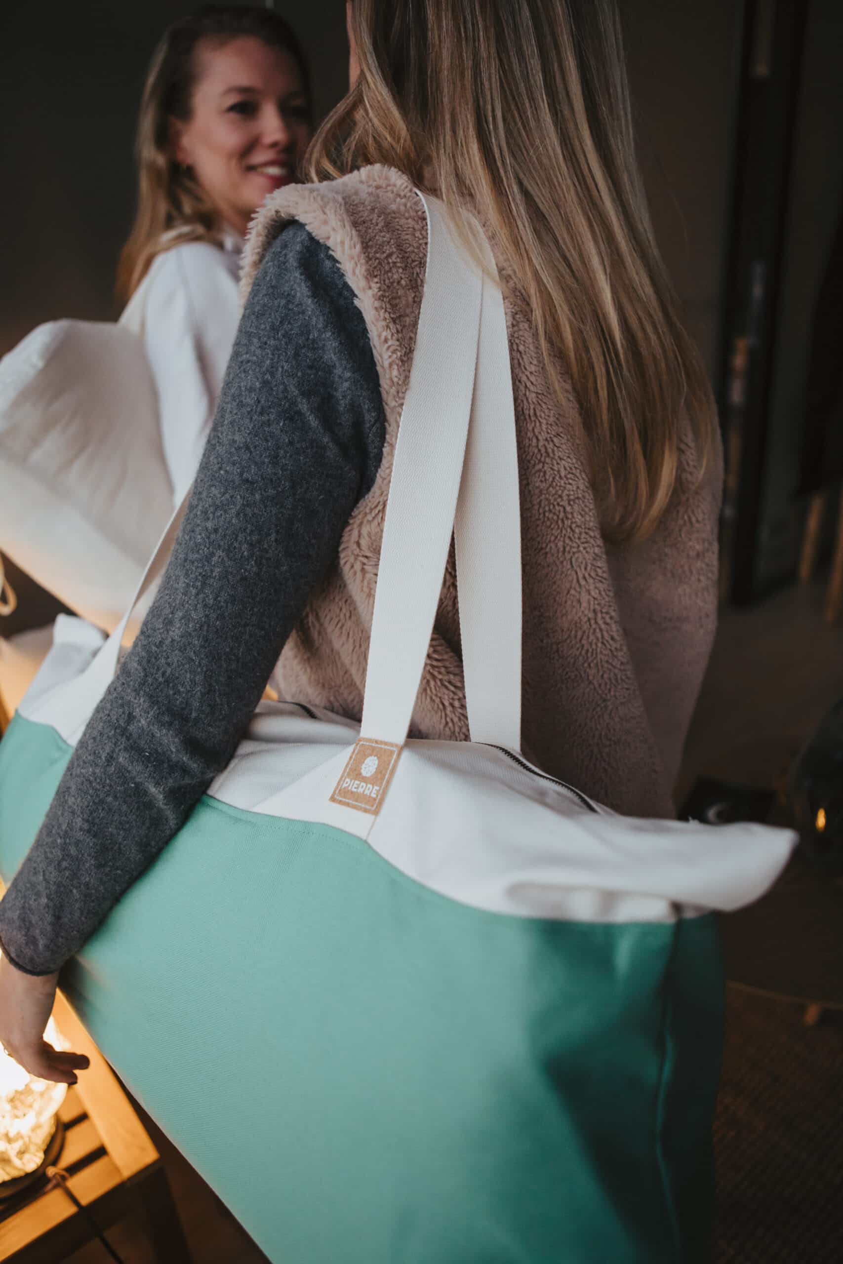 Woman Carrying PIERRE Yoga Bag