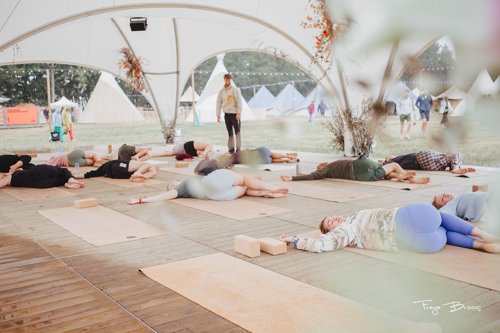 Festival Dome Class Savasana Overview
