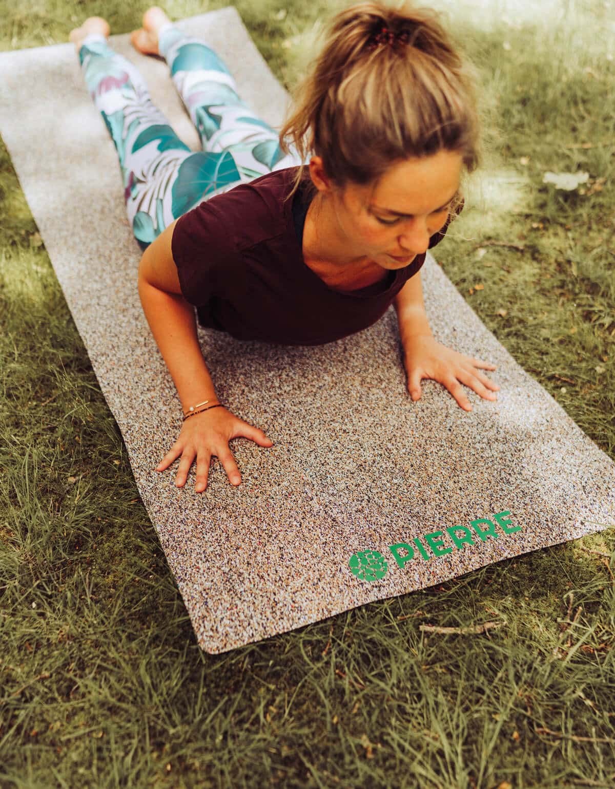 Outdoor Yoga on PIERRE Mat