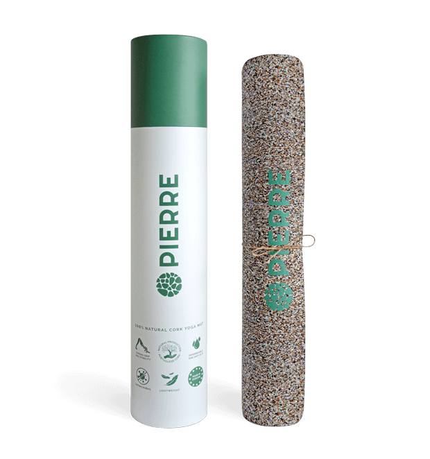 PIERRE Recycled Yoga Mat With Packaging