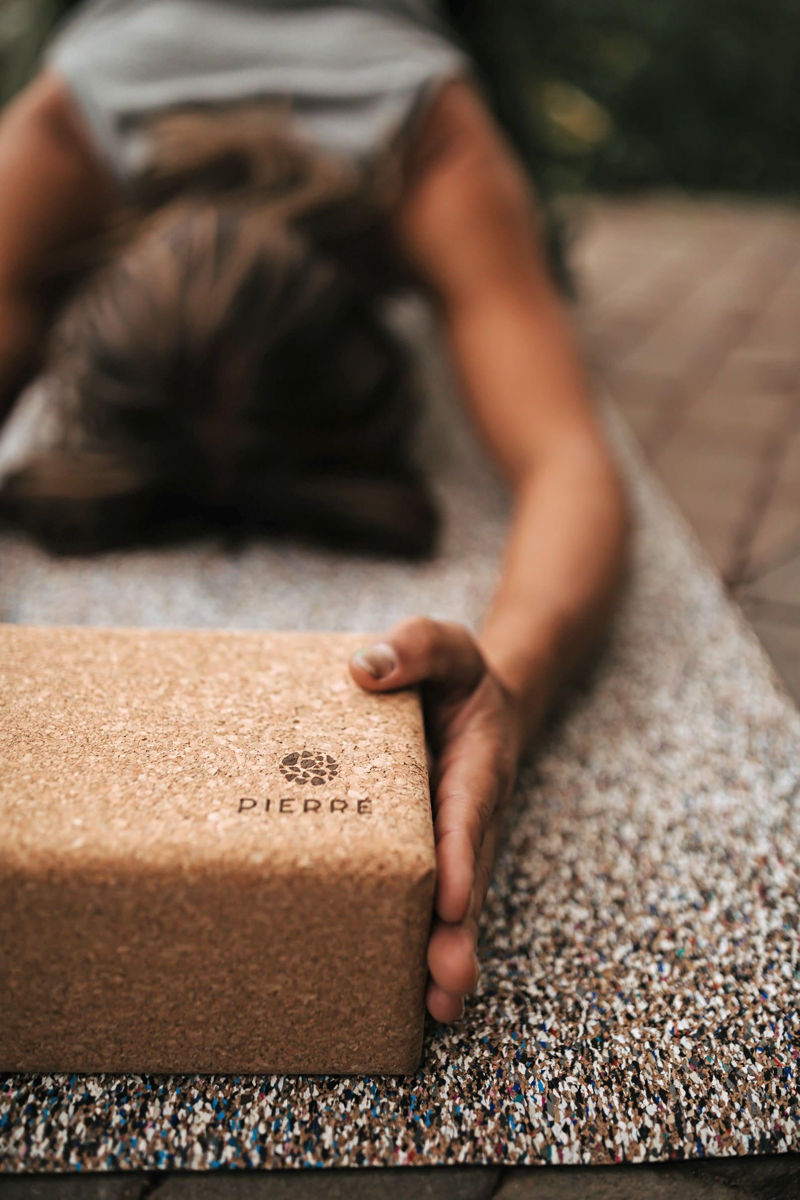 PIERRE Cork Yoga Block Support