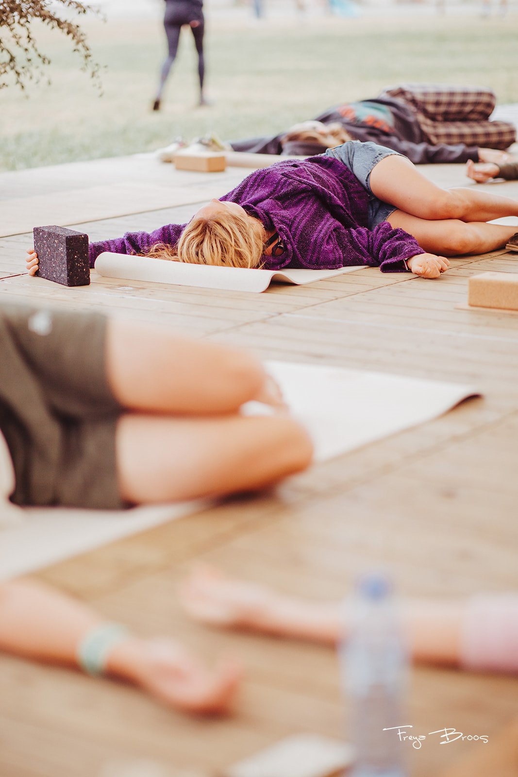 Festival Dome Participants Resting Row