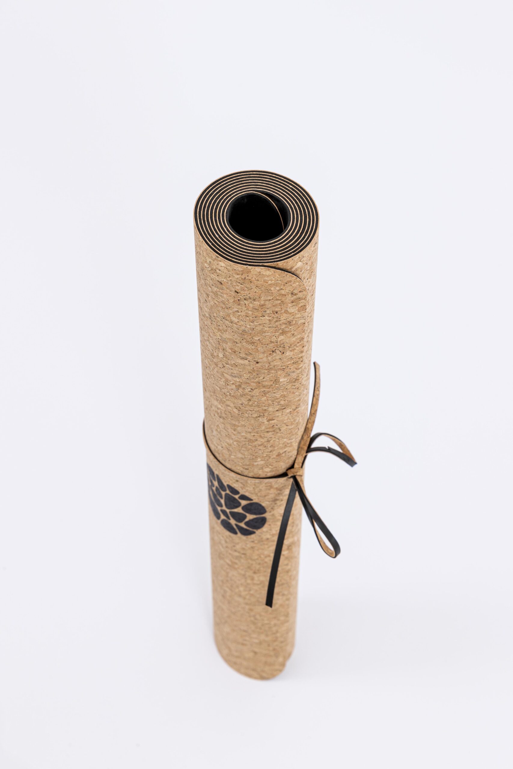 Rolled PIERRE Cork Yoga Mat