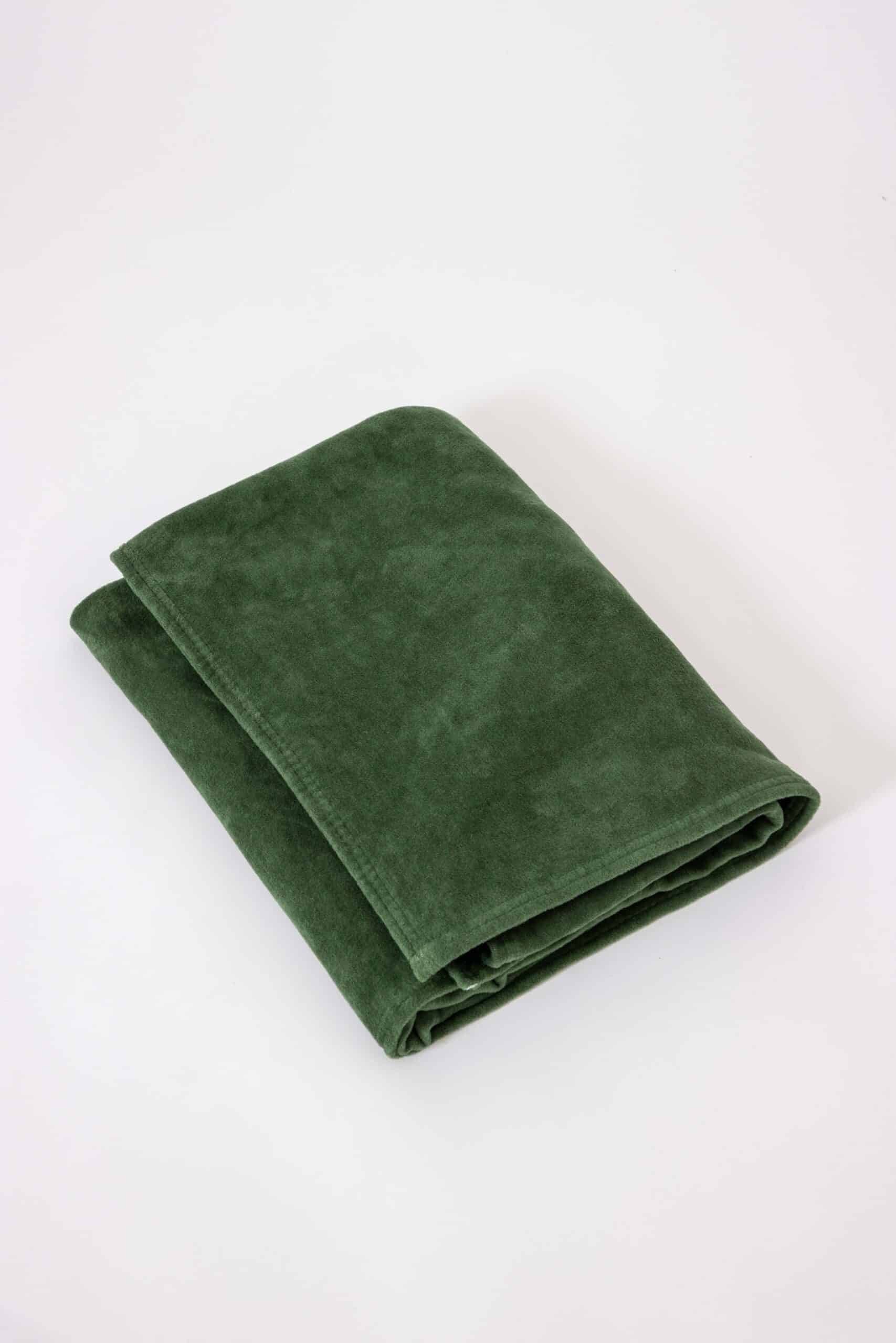 Folded Forest Green PIERRE Towel