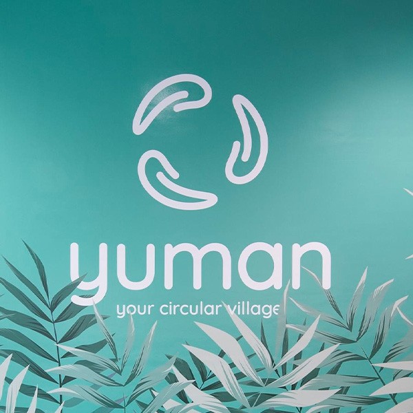 Yuman Your Circular Village Wall Logo