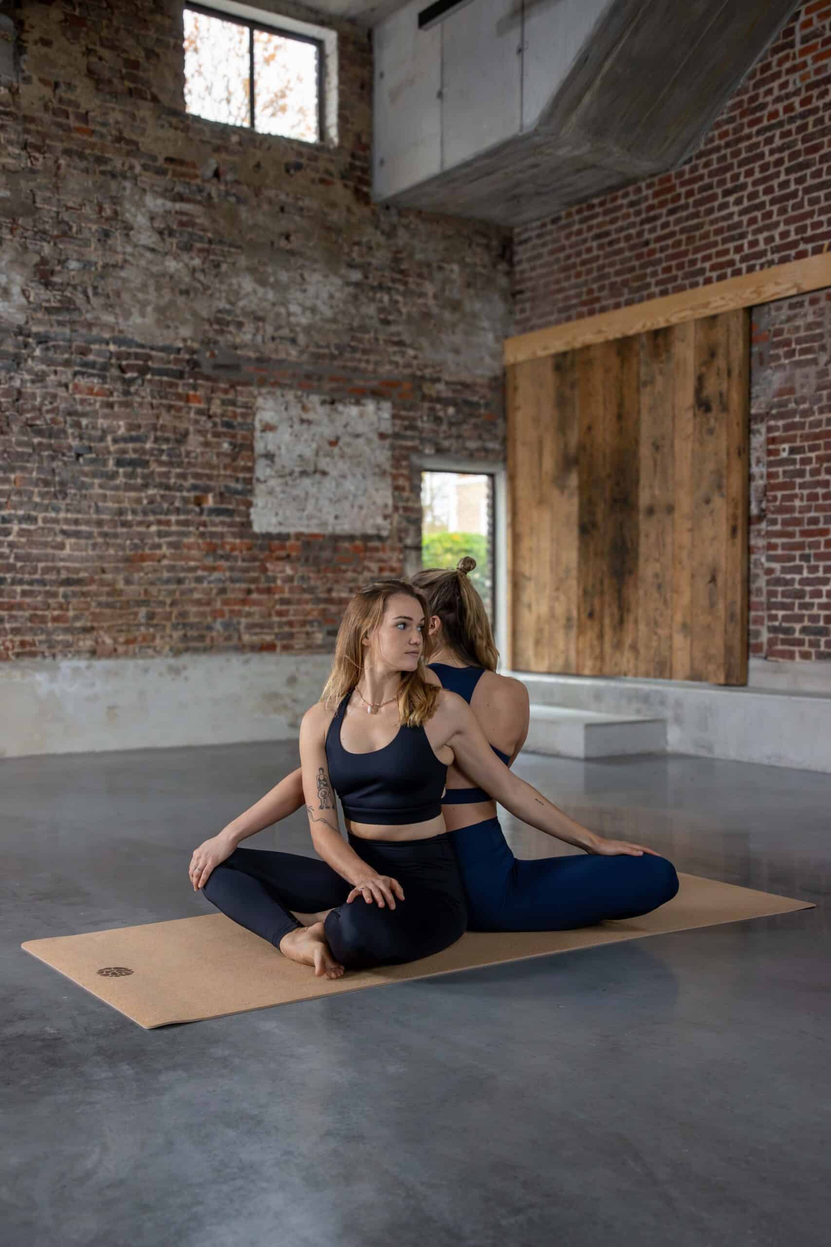 Yoga Practice On PIERRE Cork Mat